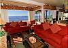 Gorgeous living room overlooking the ocean