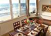 Gaze out to the ocean as you gather around the table with your family and friends