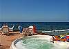 private spa overlooking the ocean