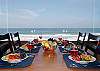 Dining area, Beachfront Only Vacation Rentals