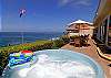 Gorgeous beach front vacation rental with oceanfront patio and private spa