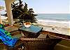 private balcony overlooking ocean