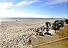 Beach directly in front of property