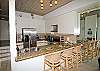 Kitchen with granite, stainless appliances