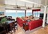 Carlsbad Beach Rental - Living room and Dining Room