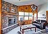 The living area has a sleeper sofa for added capacity.  Perfect for couples or families with small children.