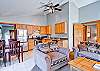 Living, Dining and Kitchen