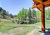 Here is the view from your private patio or living room.
