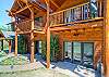 Here is the entry to B1/2 with private patios to enjoy the views.