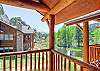 A perfect view of Longs Peak from your private balcony.