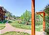 This is the view from your entry and patio!