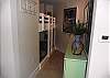 Cute bunk area is perfect for the little ones! There is plenty of storage for all their things.
