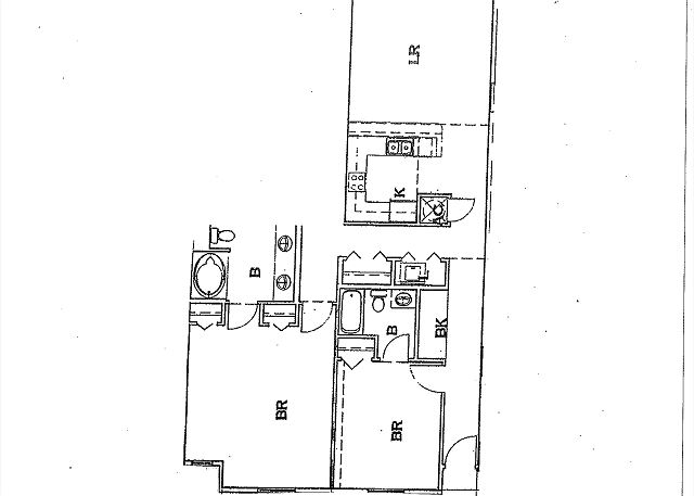The exact set up/lay out of this two bedroom condo.