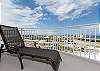 The seats on the balcony are perfect for lounging about.