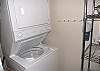 There is a washer and dryer available in the condo.