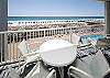 Outstanding view from the balcony! Close to the pool deck and exceptional views of the beach.