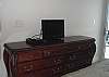 Fall asleep at night enjoying your favorite late night TV show or a movie on the flat screen TV and DVD player.