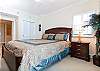 Master bedroom has a king size bed and amazing views!