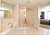 Master bath also has a walk-in shower and garden tub!