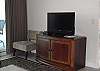 Flat screen TVs and DVD players can be found through-out the condo.