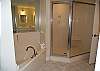 Master bath also has a walk-in shower and garden tub!