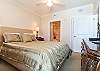 The guest bedroom is a wonderfully peaceful place to relax at the end of a long day on the beach!