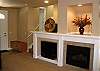 Once you settle in for the day, watch movies or the game AND the fireplace.
ESPN is offered too!