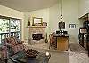 Bright living room, new everything!!