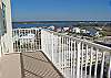 Balcony wraps around to view lagoon.