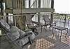 Deck balcony. Has porch swing.