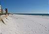 Beach area in front of Gulf Village to east.