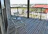 Deck area.