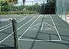 Tennis court game area - additional view.