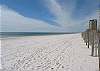 Beach area in front of Gulfside Townehomes to west.