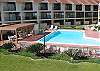 Balcony view to pool.