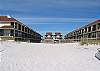 View from beah to Gulfside Townehomes.