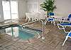 Island Royale indoor hot tub area.