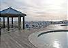 Gazebo area beside pool area.