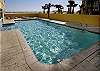 Island Royale outdoor pool.  Swim-thru to indoor pool.