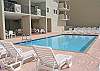 Tropical Winds outdoor pool area.