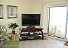 Living room and dining area.