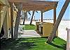 Driftwood Towers grilling area.