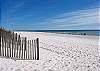 Beach area in front of Gulfside Townehomes to east.