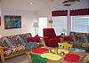 Partial view of living area.
