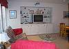Partial view of living area.