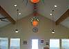 Beautiful chandliers grace the Great Room of the Big Kahuna
