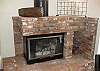 Yes, that's a wood-burning fireplace!