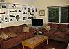 Enjoy this additional space for family fun and entertaining or use as an additional fourth bedroom.  The couch pulls out to a bed, on which we place a very comfortable Aerobed mattress.