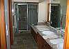 The Master Bathroom is awesome.  It has heated tile floors, a jacuzzi tub, and two sinks.  Make sure you flip the switch to turn on the heated towel racks.  It's the perfect way to finish your steam shower!