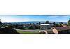 This is a panoramic ocean view, stitched together using five different photos.  In person, this view is awesome!
